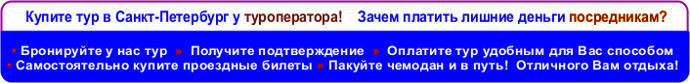 Купите тур в Санкт-Петербург из Вологды