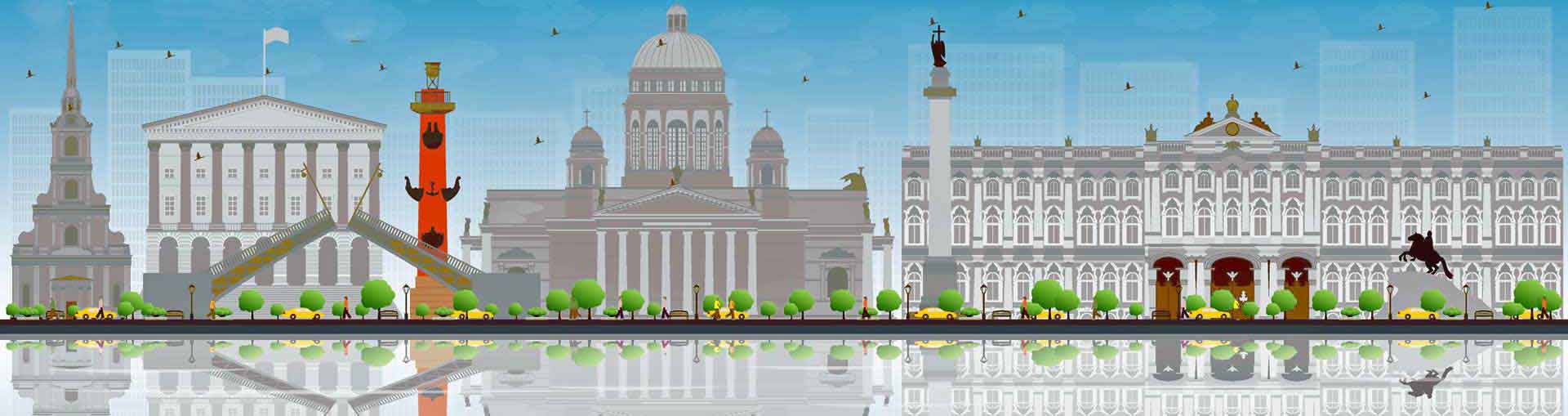 Туры в Петербург осень - зима - весна 2024г.